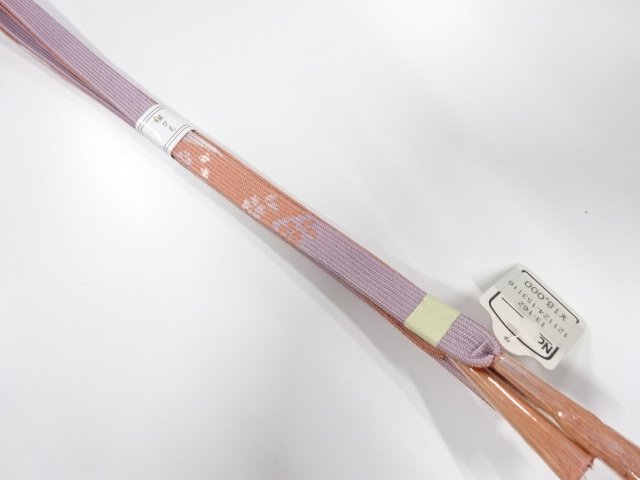 JAPANESE KIMONO / UNUSED KOREI HAND-TIED OBIJIME